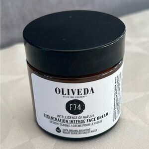 Oliveda F74 Regeneration Intense Face Cream 2 Oz. 100% Organic Bio active.